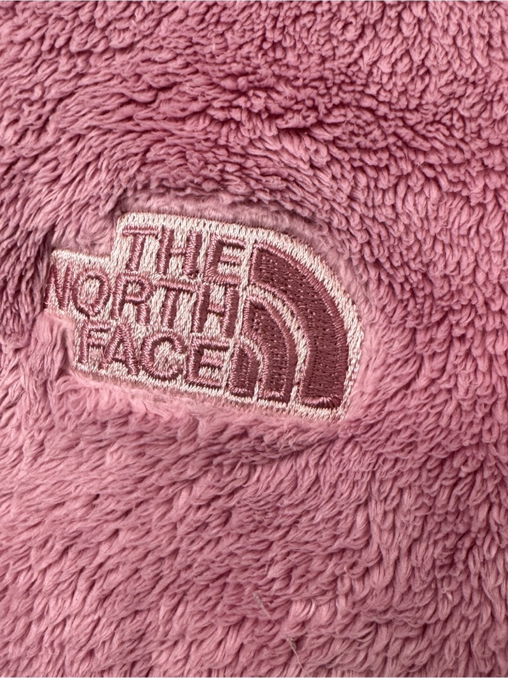 The North Face Women's Pink Osito Plush Fleece Jacket - Picture 4 of 9